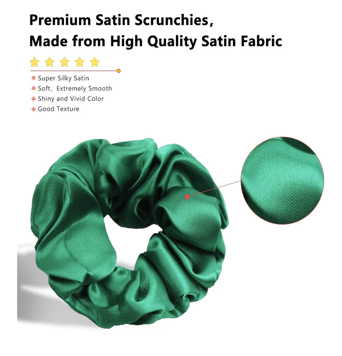 Silk Scrunchies 3-Pack