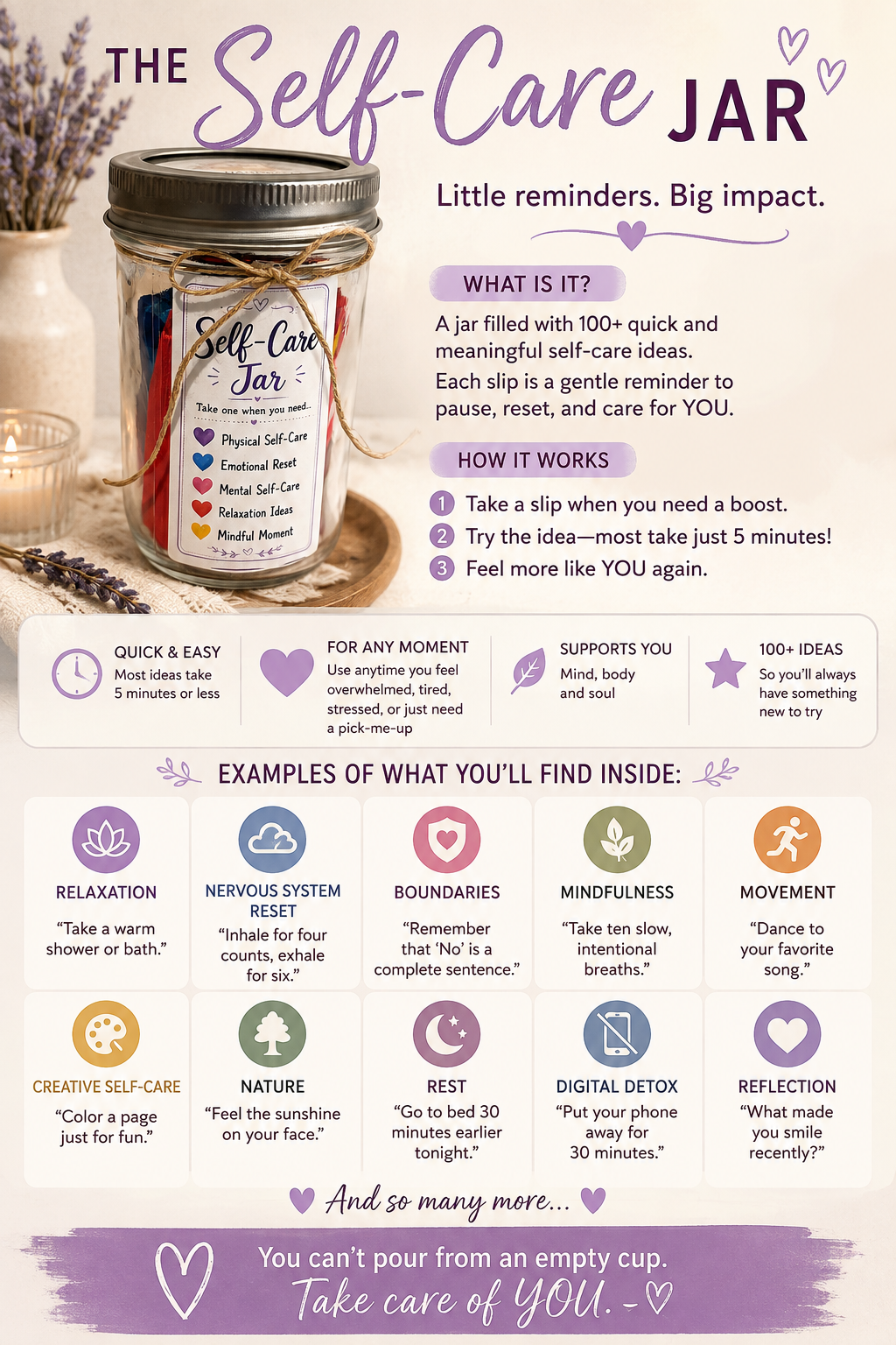 Self-Care Jar